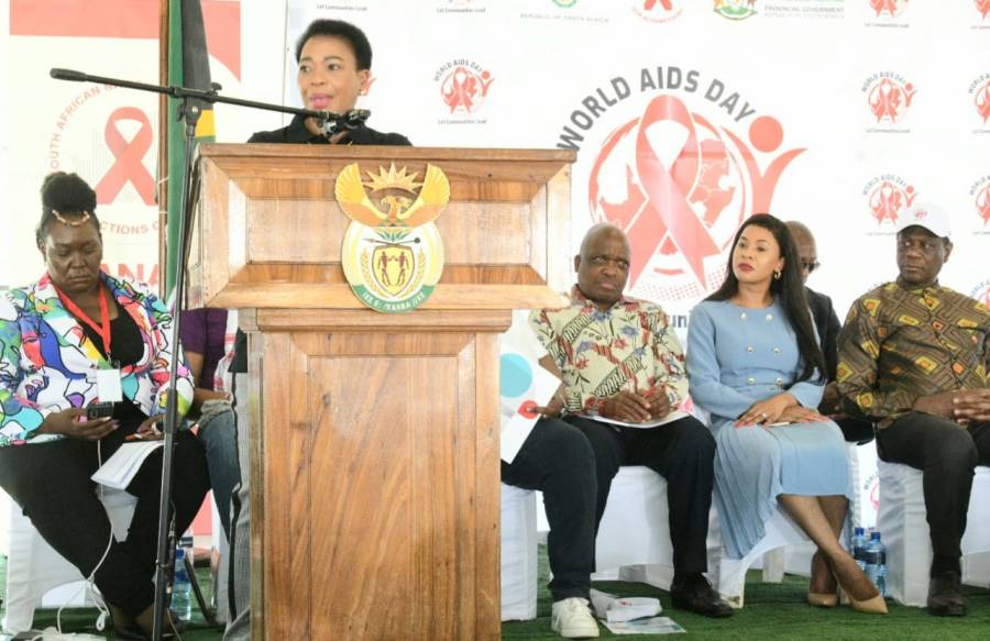KwaZulu-Natal Premier Nomusa Dube-Ncube and Deputy President Paul Mashatile, led the official commemoration of World AIDS Day