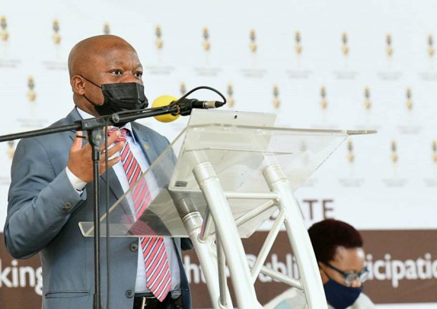 KZN Premier Sihle Zikalala During The Sitting Of The Youth Parliament