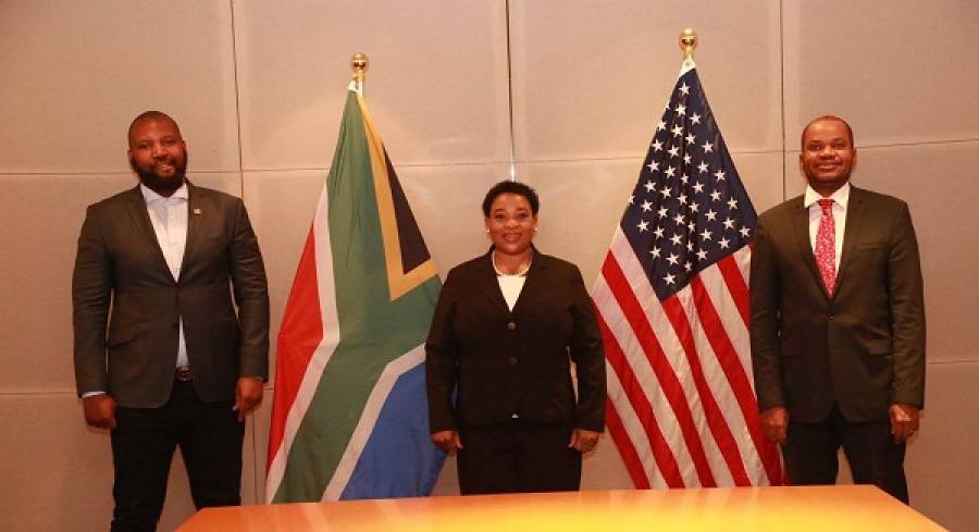 Premier Dube-Ncube Meets South African Consul General In The State Of New York Dr Tawana and Engages BRICS Representatives
