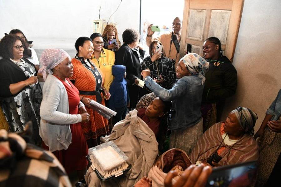 Premier Dube-Ncube Visit Gogo Ngobese in Msinga