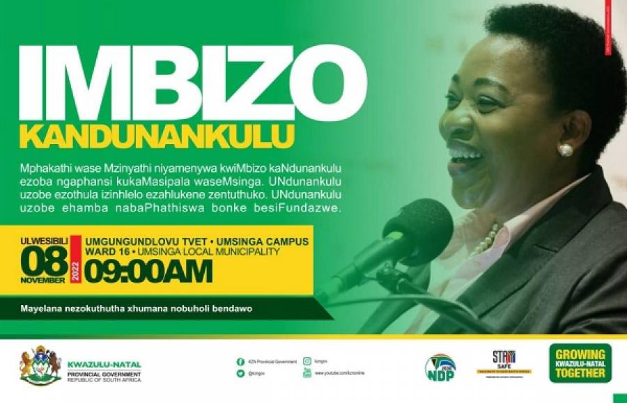 Premier Dube-Ncube To Unveil Multi-Disciplinary Projects Worth Millions Of Rands To Empower and Upskill Citizens In uMzinyathi District