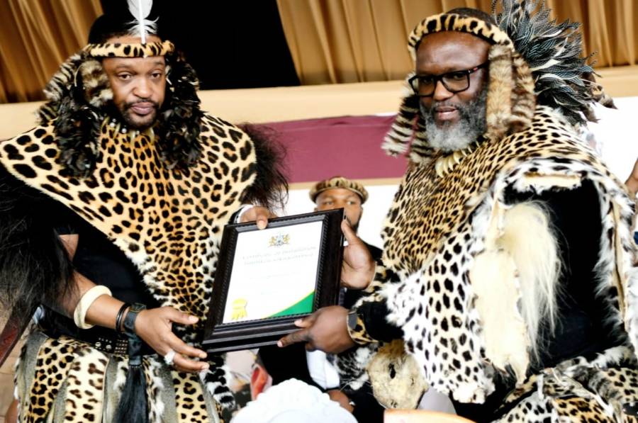 King Misuzulu Presides Over Installation of Inkosi Mzamo Buthelezi in a Celebration of Zulu Culture