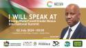 PREMIER NTULI TO POSITION KWAZULU-NATAL CLIMATE CHANGE STRATEGY AT THE ENERGY WATER FOOD CLIMATE NEXUS SUMMIT
